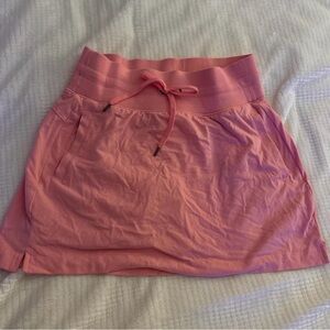 lululemon athletica Pink Drawstring Waist Mini Skirt